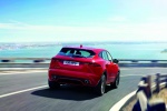 2019 Jaguar E-Pace P300 R-Dynamic AWD in Firenze Red Metallic - Driving Rear Right View